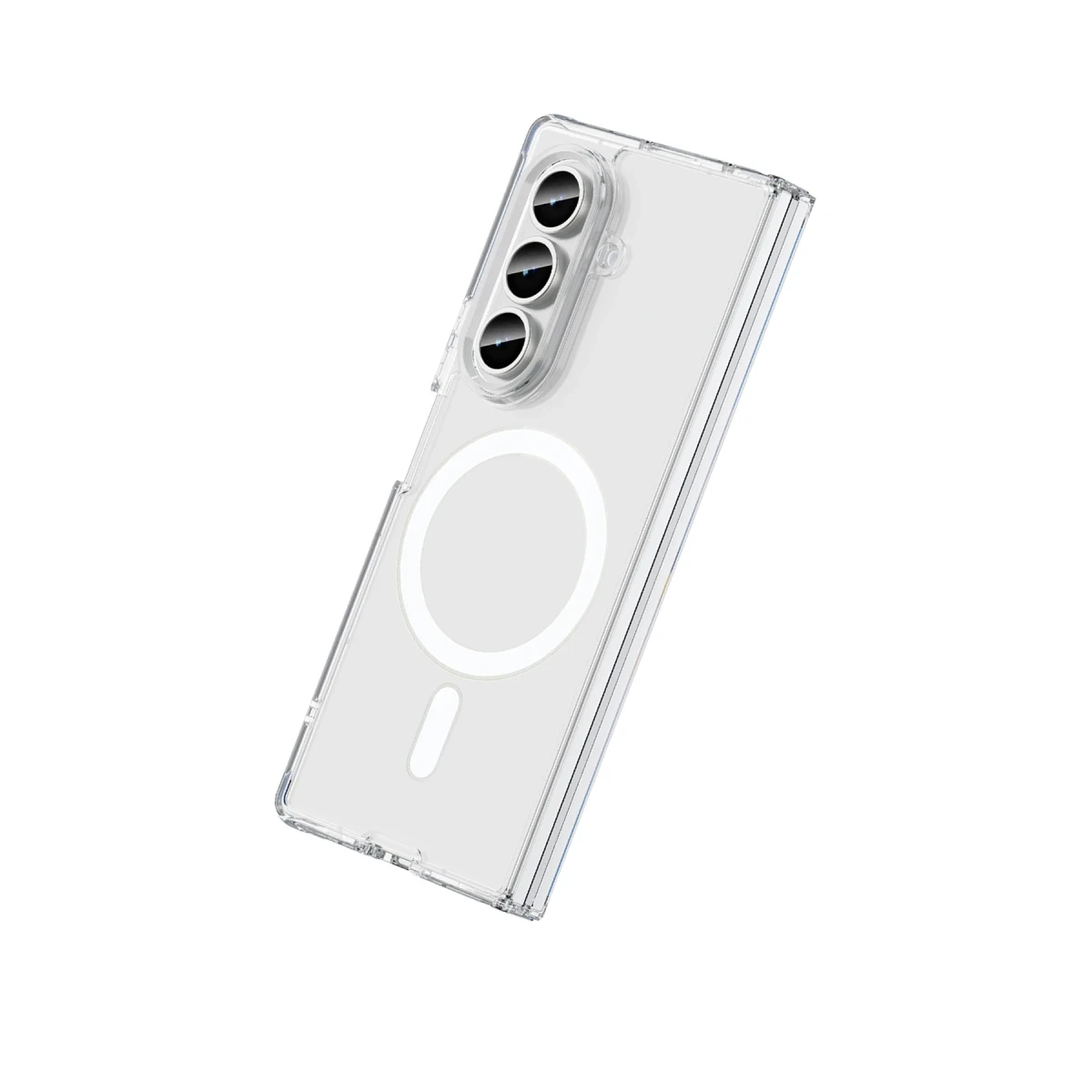 Newface Samsung Galaxy Z Fold 7 Kılıf Magneticsafe Şeffaf Silikon - Şeffaf — görsel 8