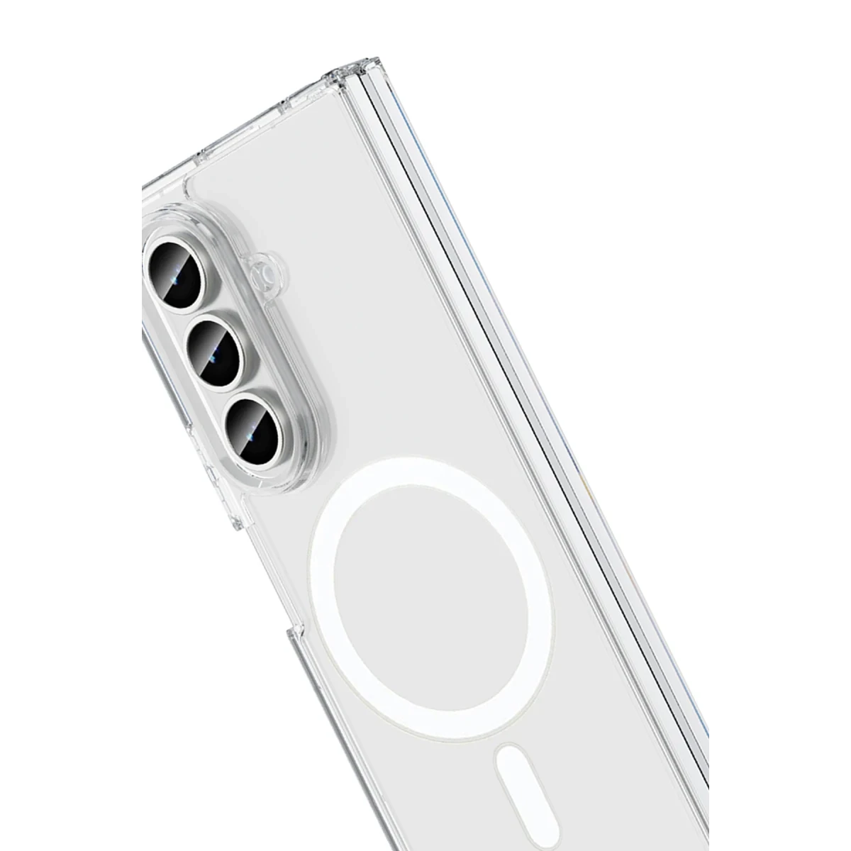 Newface Samsung Galaxy Z Fold 7 Kılıf Magneticsafe Şeffaf Silikon - Şeffaf — görsel 10
