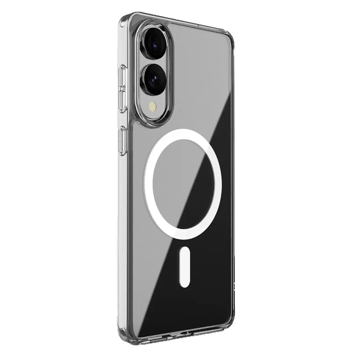 Newface Samsung Galaxy S25 Edge Kılıf Magneticsafe Şeffaf Silikon - Şeffaf — görsel 5