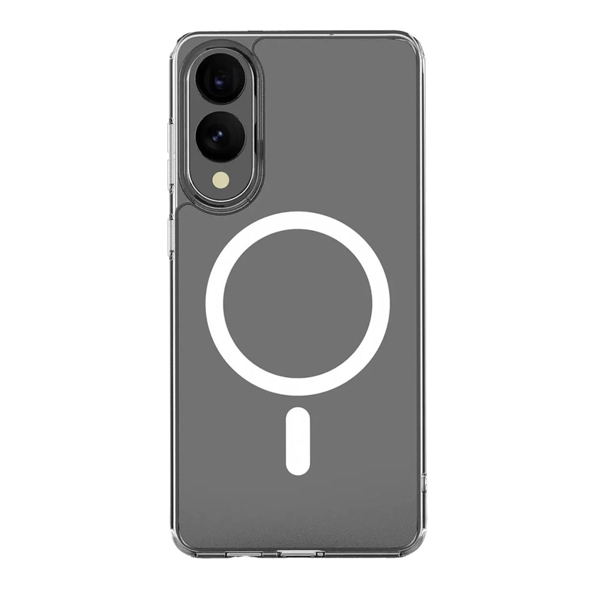 Newface Samsung Galaxy S25 Edge Kılıf Magneticsafe Şeffaf Silikon - Şeffaf — görsel 10