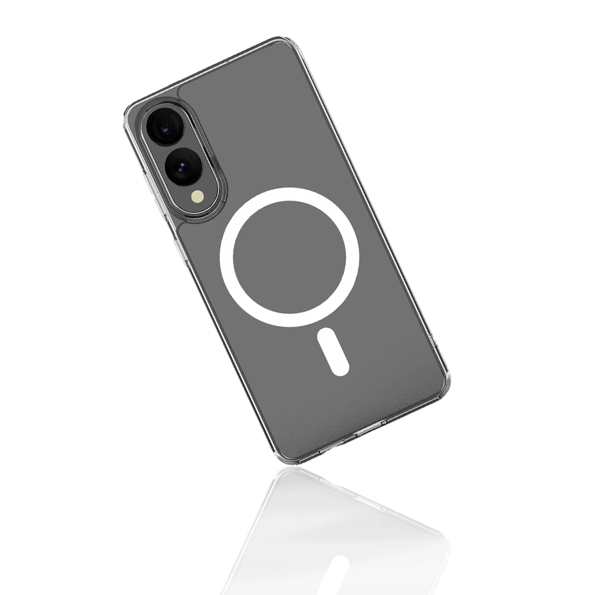 Newface Samsung Galaxy S25 Edge Kılıf Magneticsafe Şeffaf Silikon - Şeffaf — görsel 8