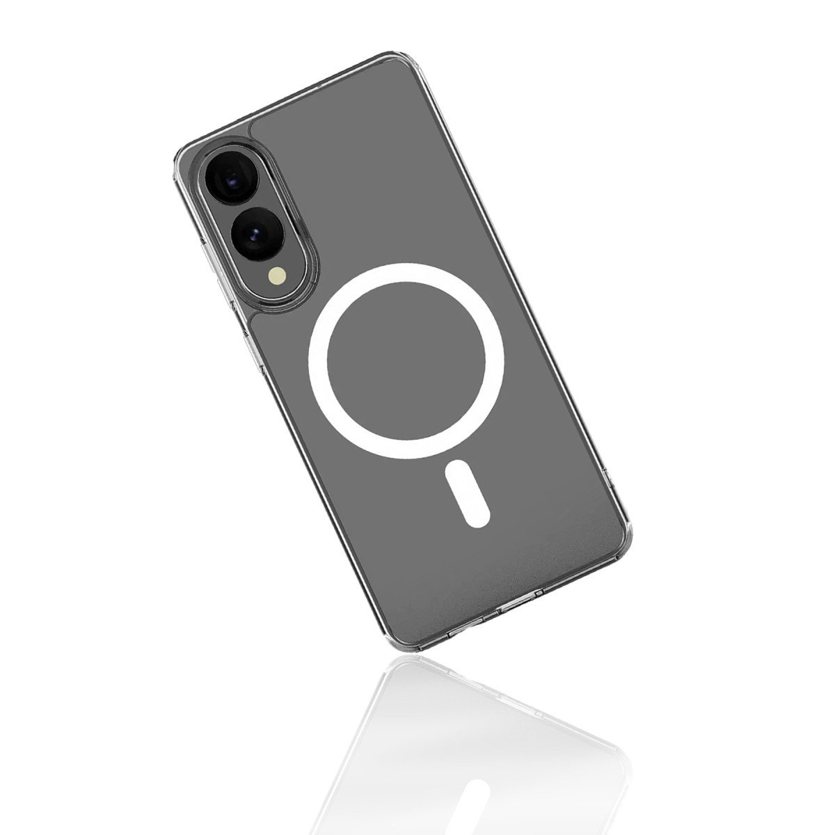 Newface Samsung Galaxy S25 Edge Kılıf Magneticsafe Şeffaf Silikon - Şeffaf — görsel 12