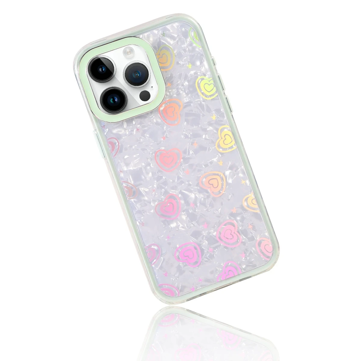 Newface Apple iPhone 15 Pro Lumi Desenli Kapak - Yeşil — görsel 8