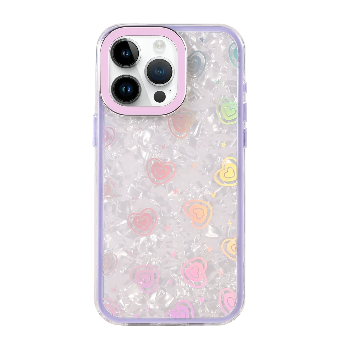 Apple iPhone 16 Pro Max Lumi Desenli Kapak - Mor