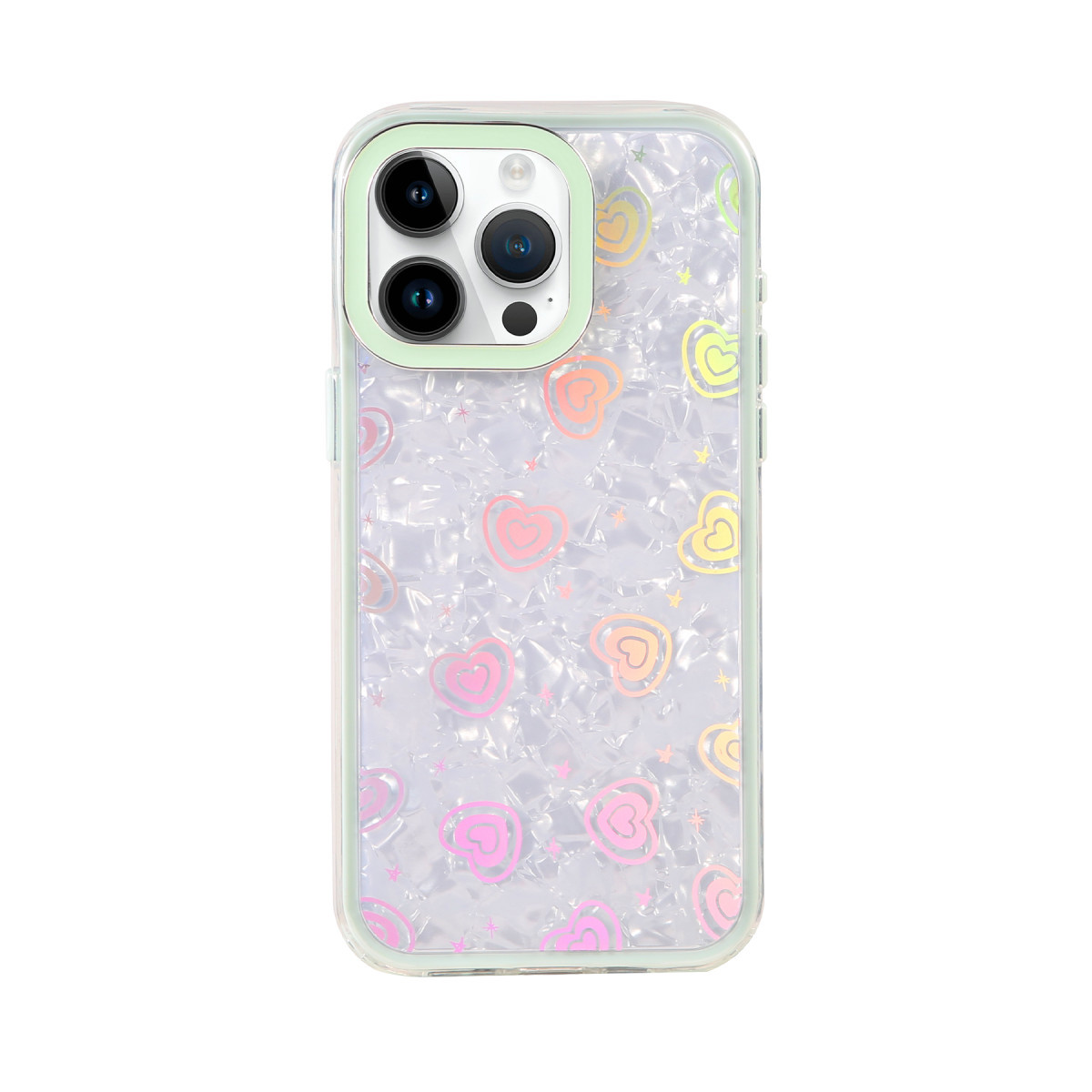 Newface Apple iPhone 15 Pro Max Lumi Desenli Kapak - Yeşil — görsel 11