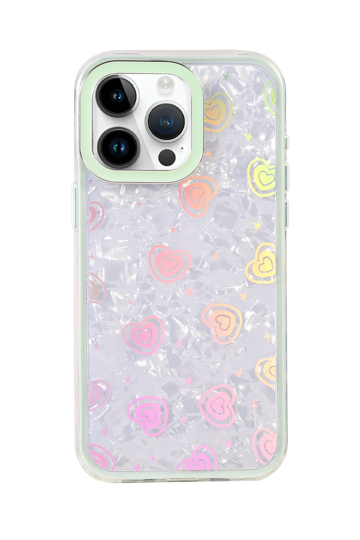 Newface Apple iPhone 15 Lumi Desenli Kapak - Yeşil — görsel 3