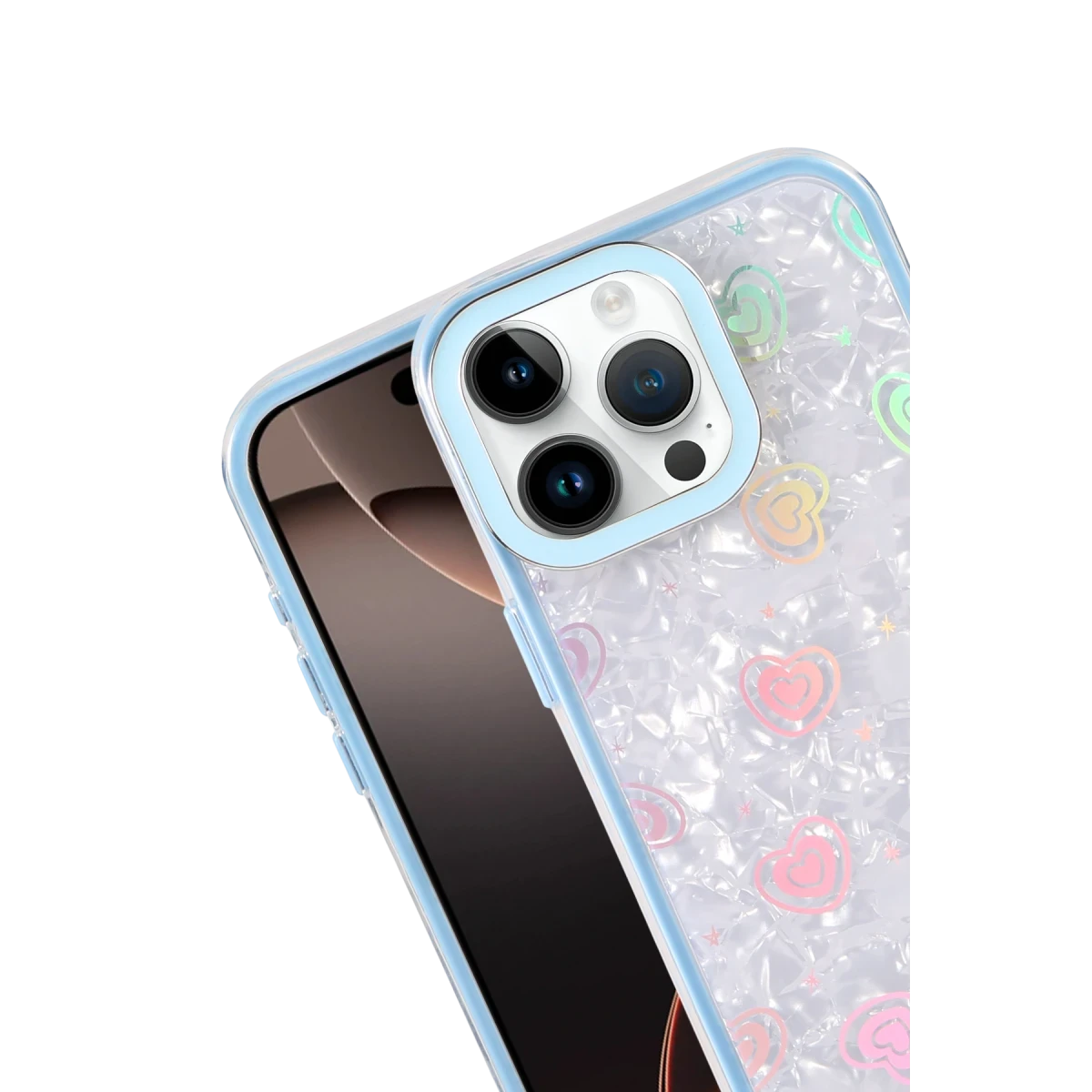 Newface Apple iPhone 11 Lumi Desenli Kapak - Mavi
