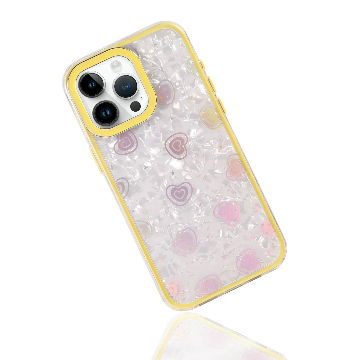 Newface Apple iPhone 11 Lumi Desenli Kapak - Sarı