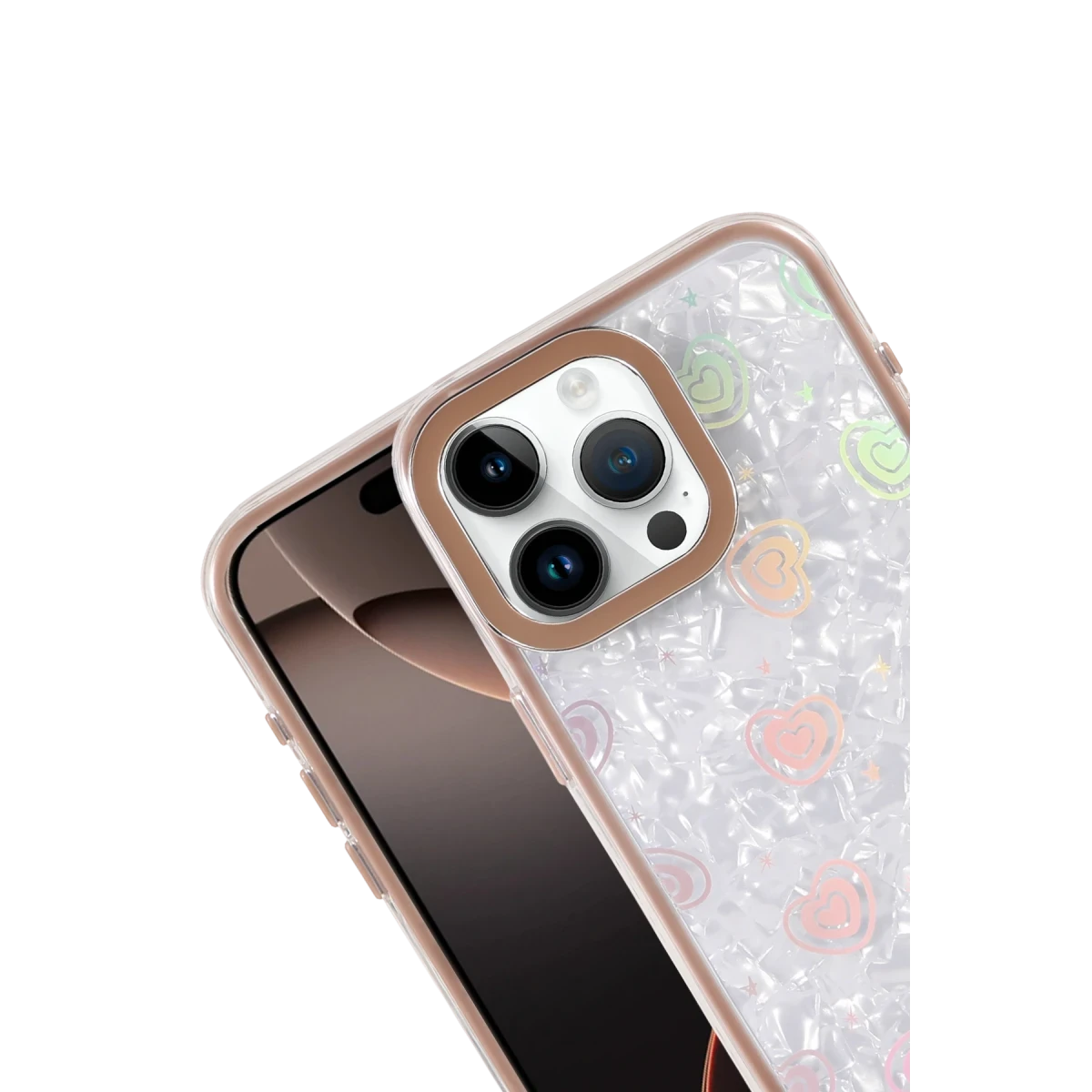 Newface Apple iPhone 11 Lumi Desenli Kapak - Çöl Titanyum