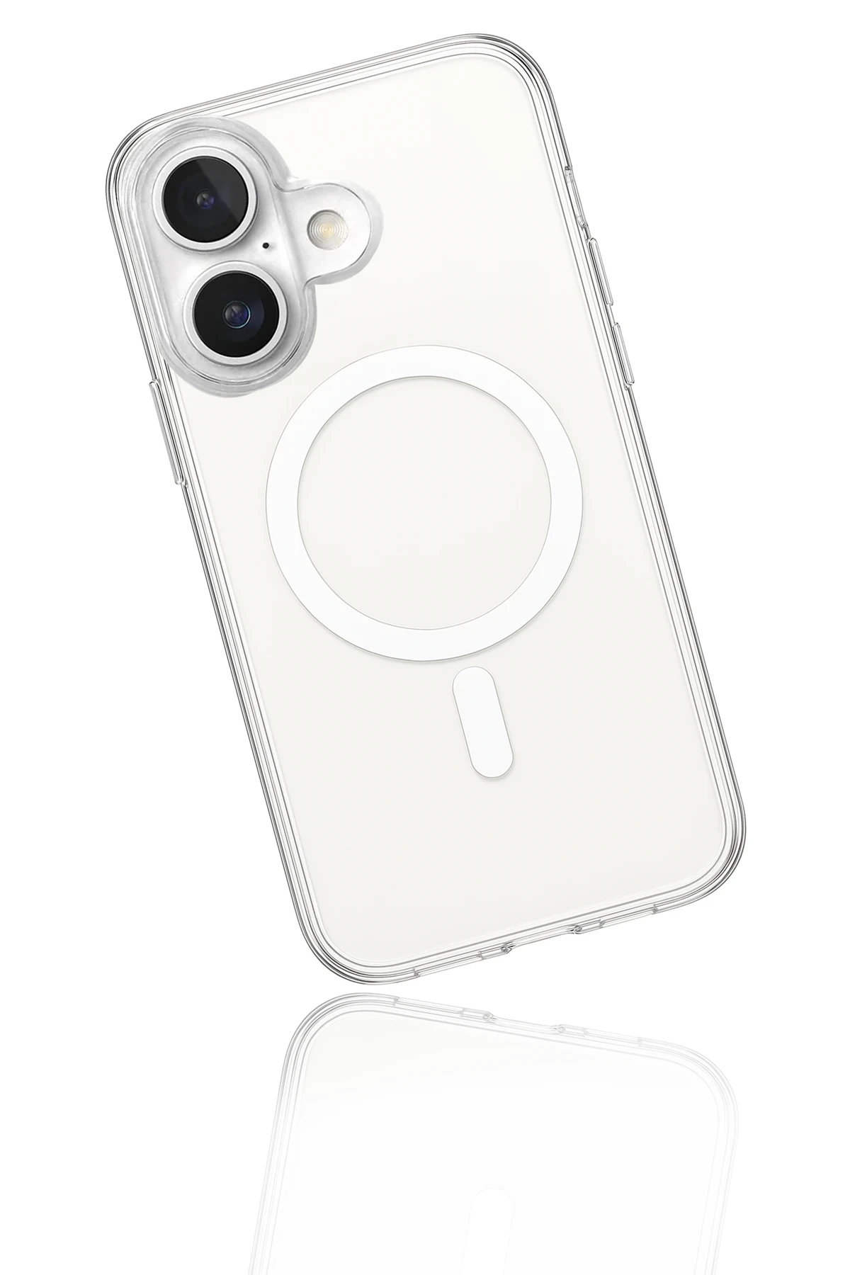 Newface Apple iPhone 17 Kılıf Magneticsafe Şeffaf Silikon - Şeffaf — görsel 3