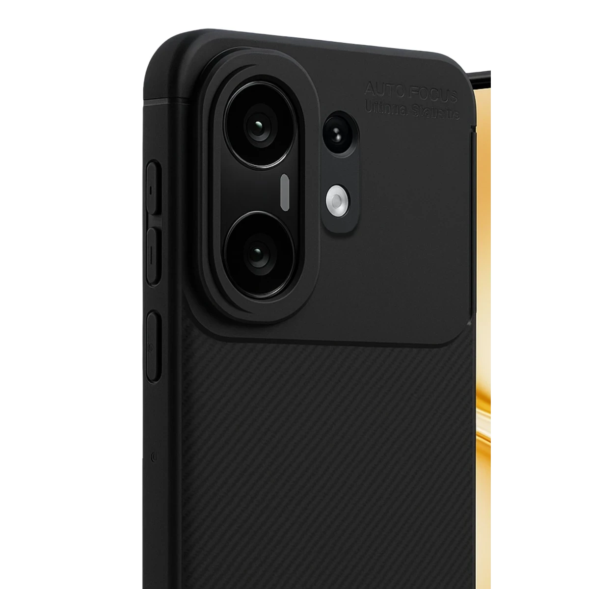 Newface Vivo X200 FE Auto Focus Karbon Kapak - Siyah — görsel 8