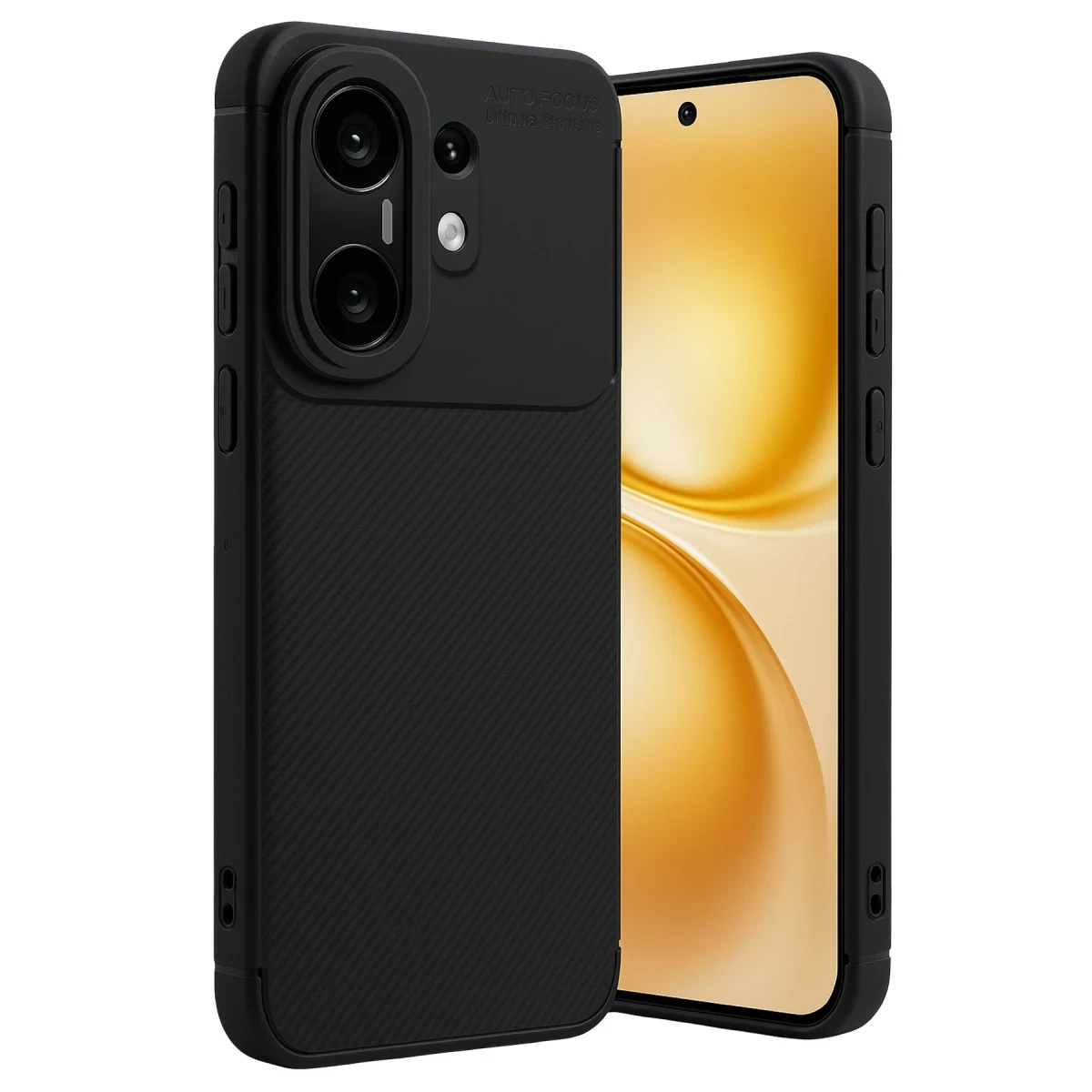 Newface Vivo X200 FE Auto Focus Karbon Kapak - Siyah — görsel 6