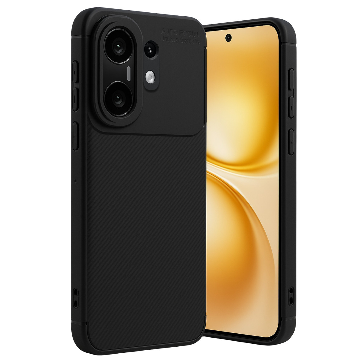 Newface Vivo X200 FE Auto Focus Karbon Kapak - Siyah — görsel 11