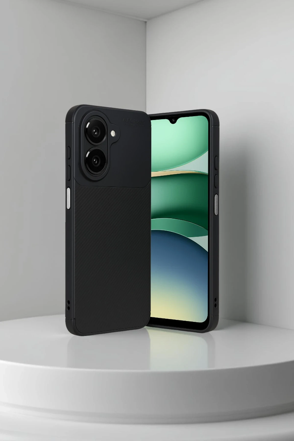 Newface Xiaomi Redmi A5 4G Auto Focus Karbon Kapak - Siyah — görsel 2