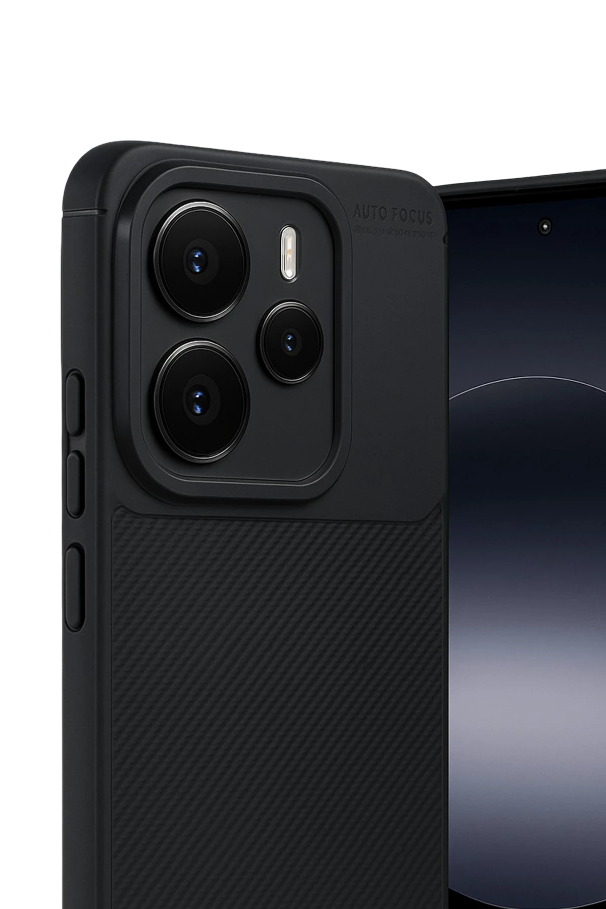 Newface Xiaomi Note 14 5G Auto Focus Karbon Kapak - Siyah
