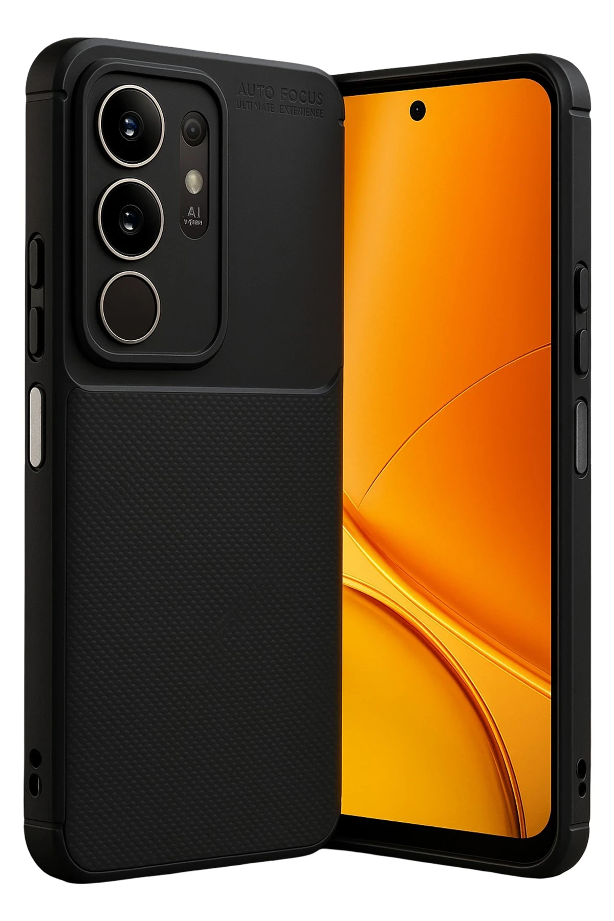 Newface Vivo Y29 4G Auto Focus Karbon Kapak - Siyah