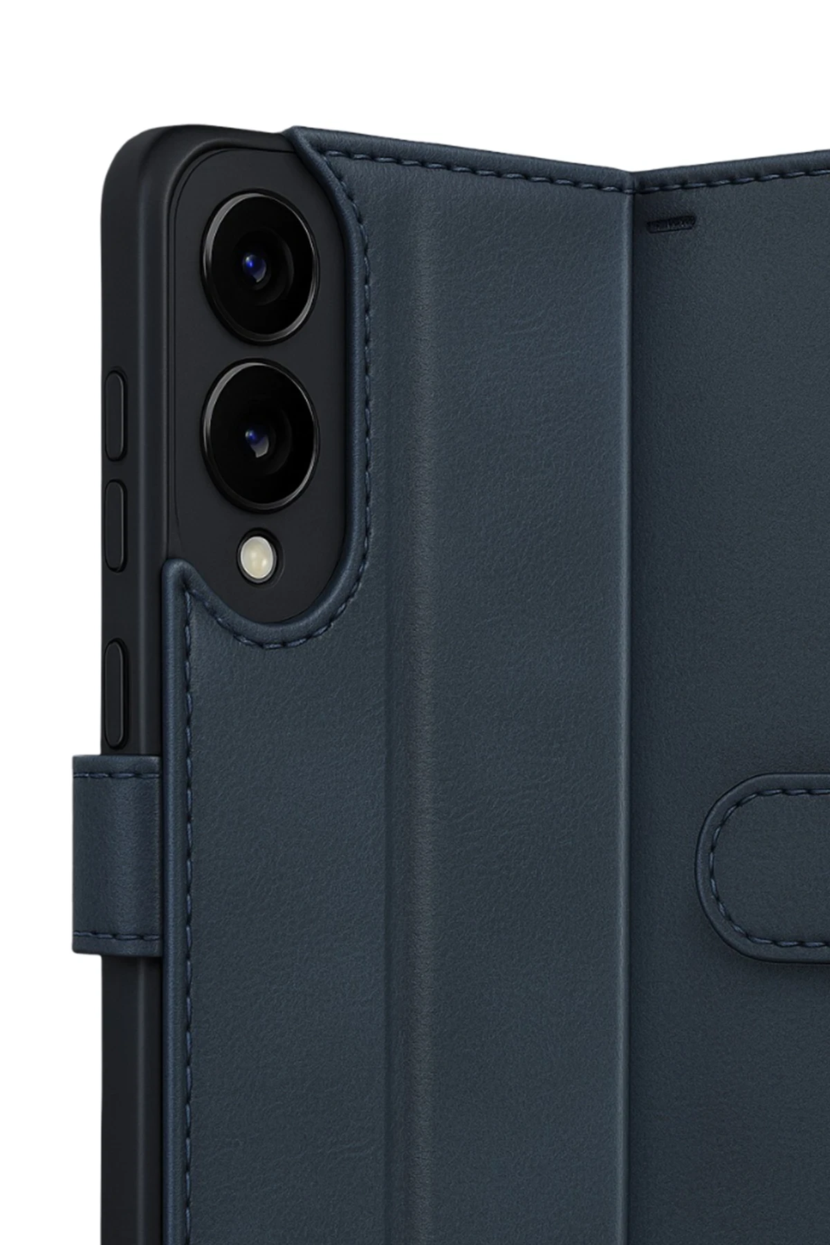 Newface Samsung Galaxy S25 Edge Trend S Plus Kapaklı Kılıf - Lacivert