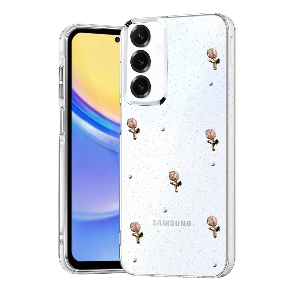 Newface Samsung Galaxy S25 Fiyonk Desenli Kapak - Desen 6