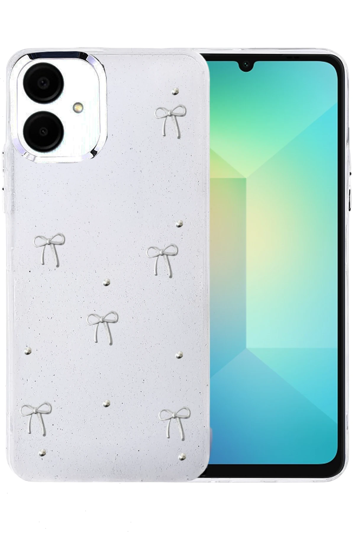 Newface Samsung Galaxy A06 Fiyonk Desenli Kapak - Desen 1