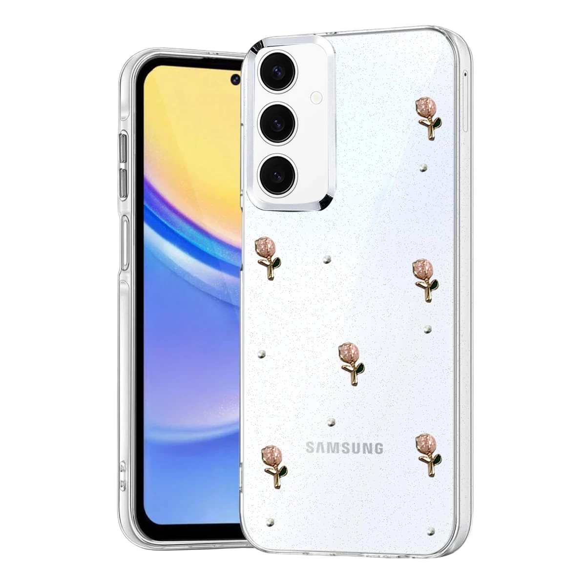 Newface Samsung Galaxy S24 FE Fiyonk Desenli Kapak - Desen 6