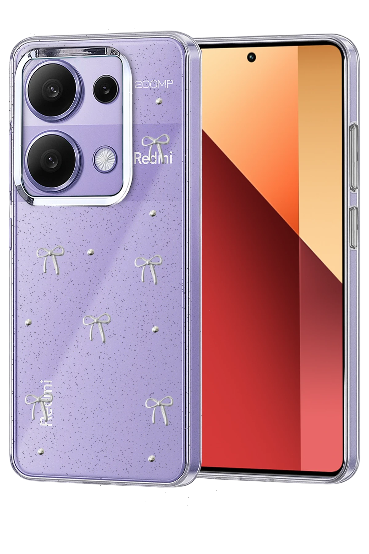 Newface Xiaomi Redmi Note 13 Pro 4G Fiyonk Desenli Kapak - Desen 1