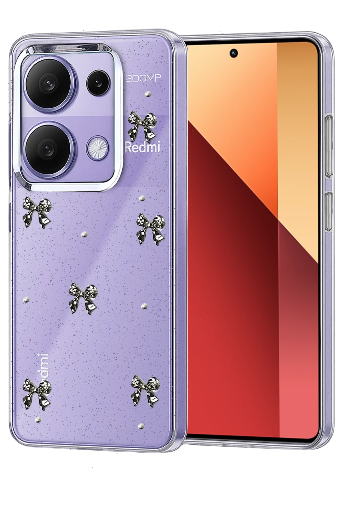 Newface Xiaomi Redmi Note 13 Pro 4G Fiyonk Desenli Kapak - Desen 5