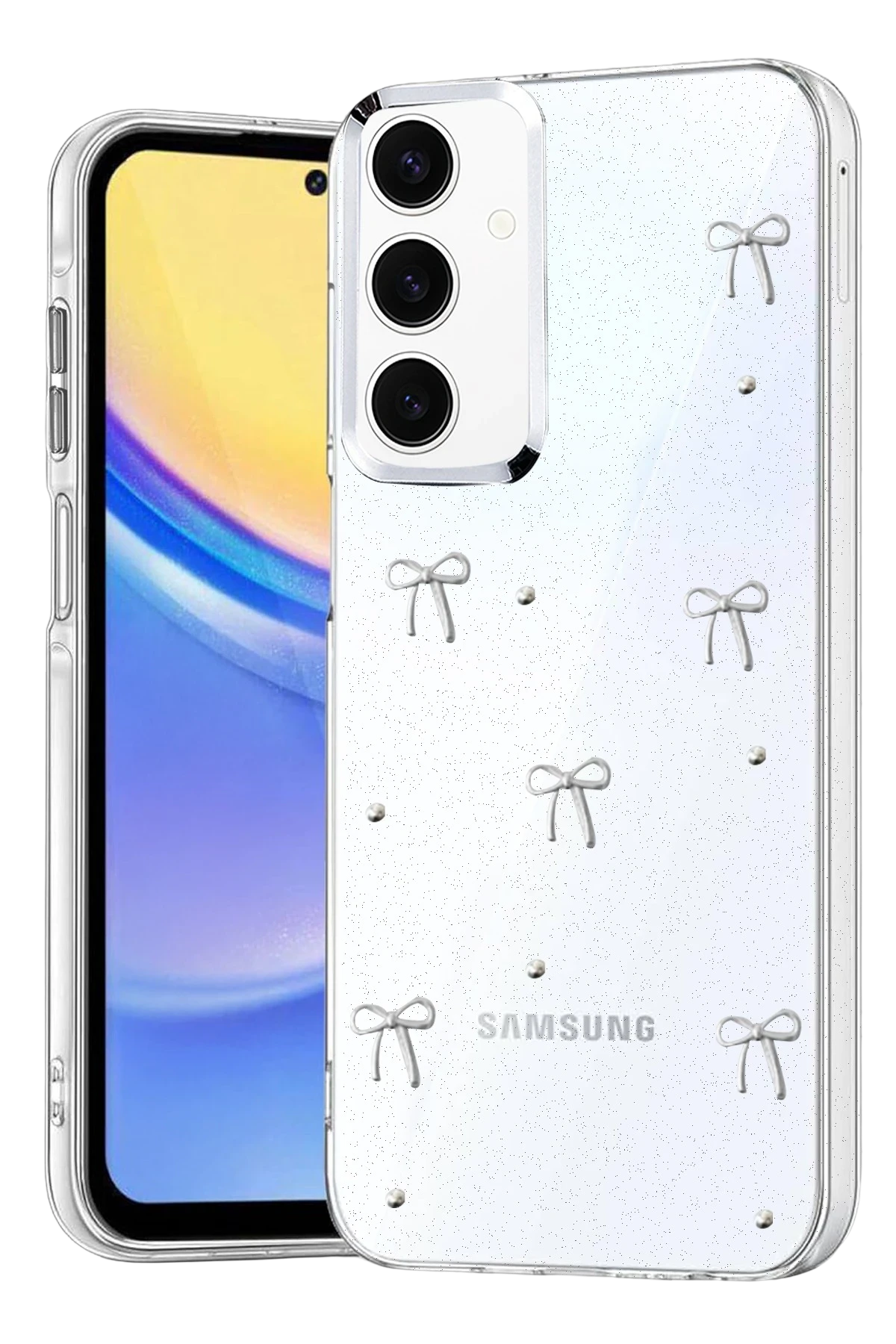 Newface Samsung Galaxy A35 5G Fiyonk Desenli Kapak - Desen 1