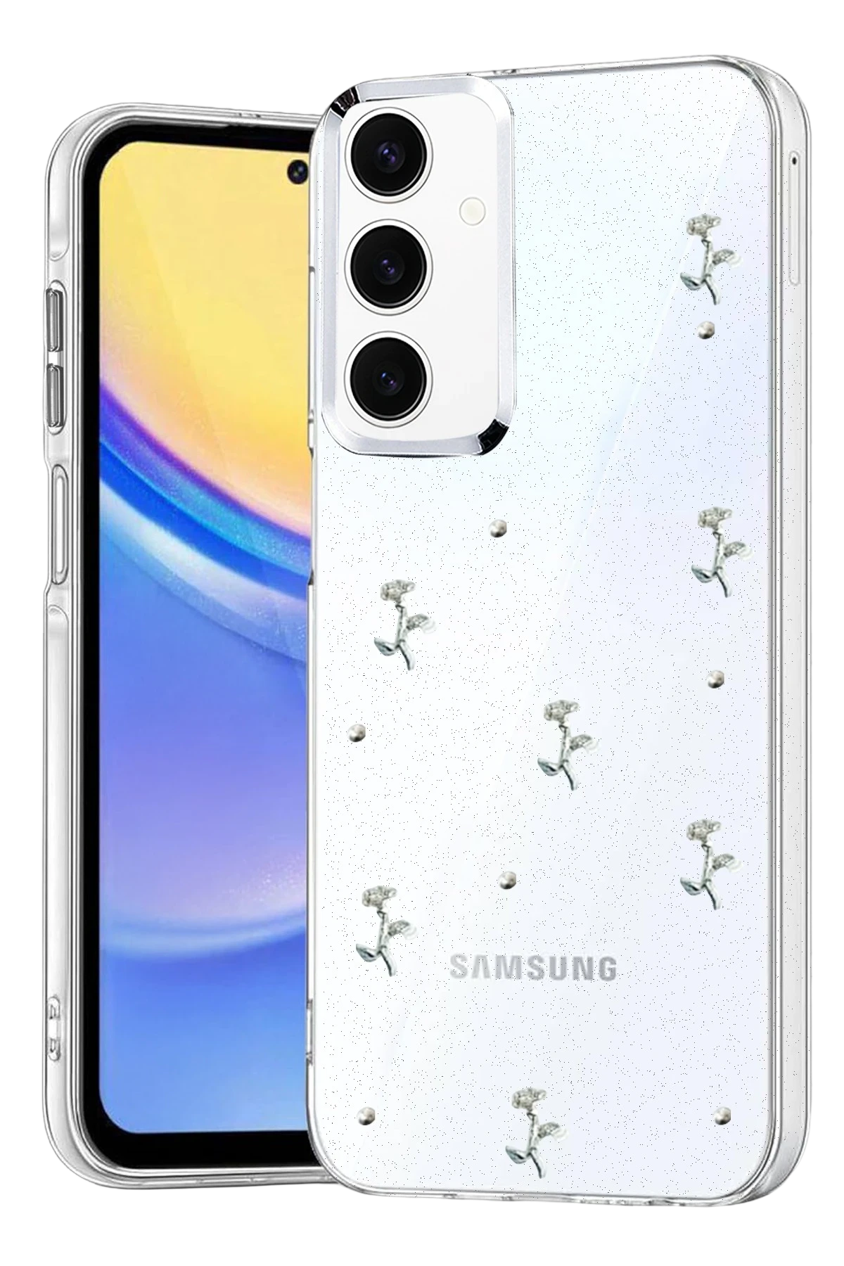 Newface Samsung Galaxy A35 5G Fiyonk Desenli Kapak - Desen 2