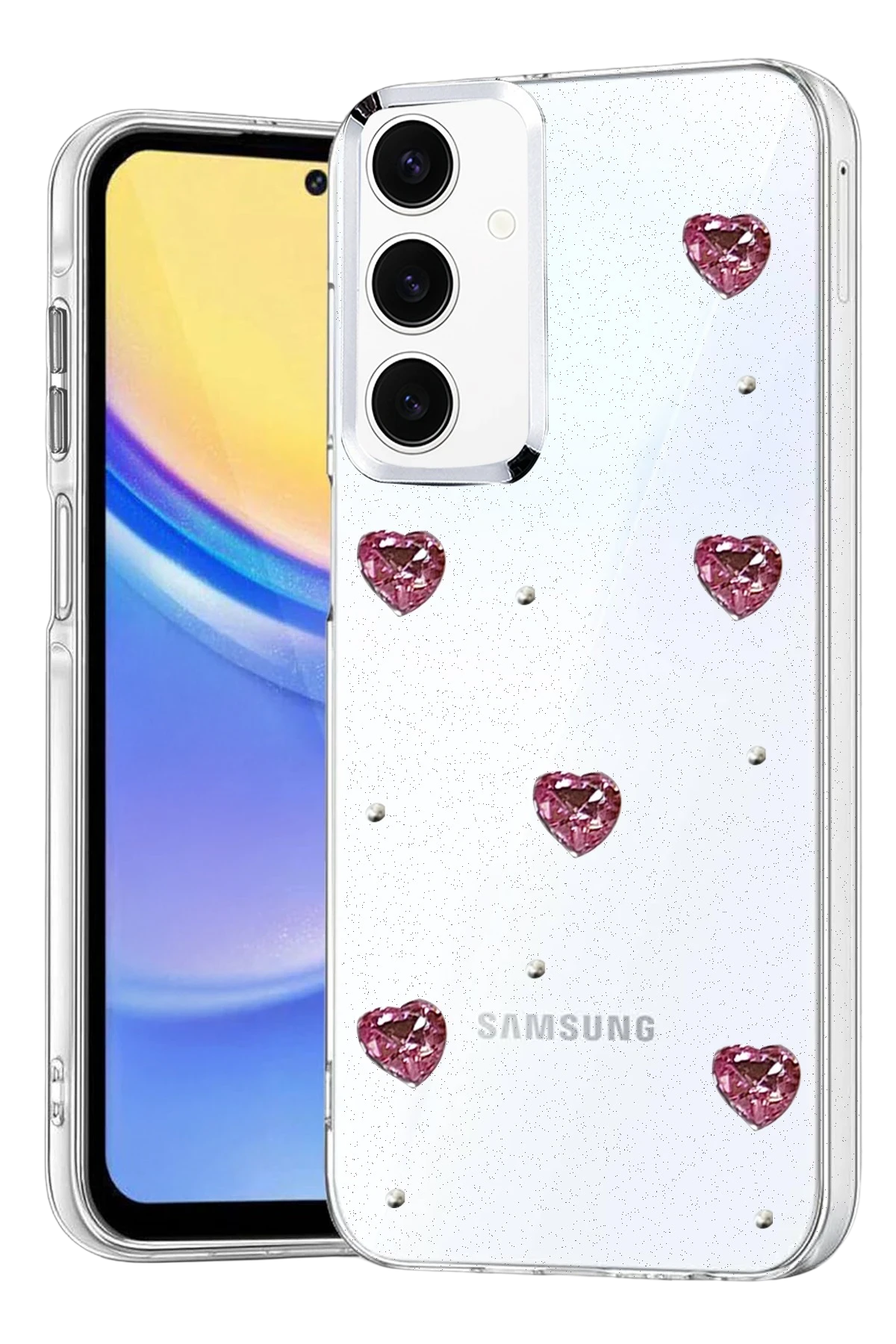 Newface Samsung Galaxy A35 5G Fiyonk Desenli Kapak - Desen 7