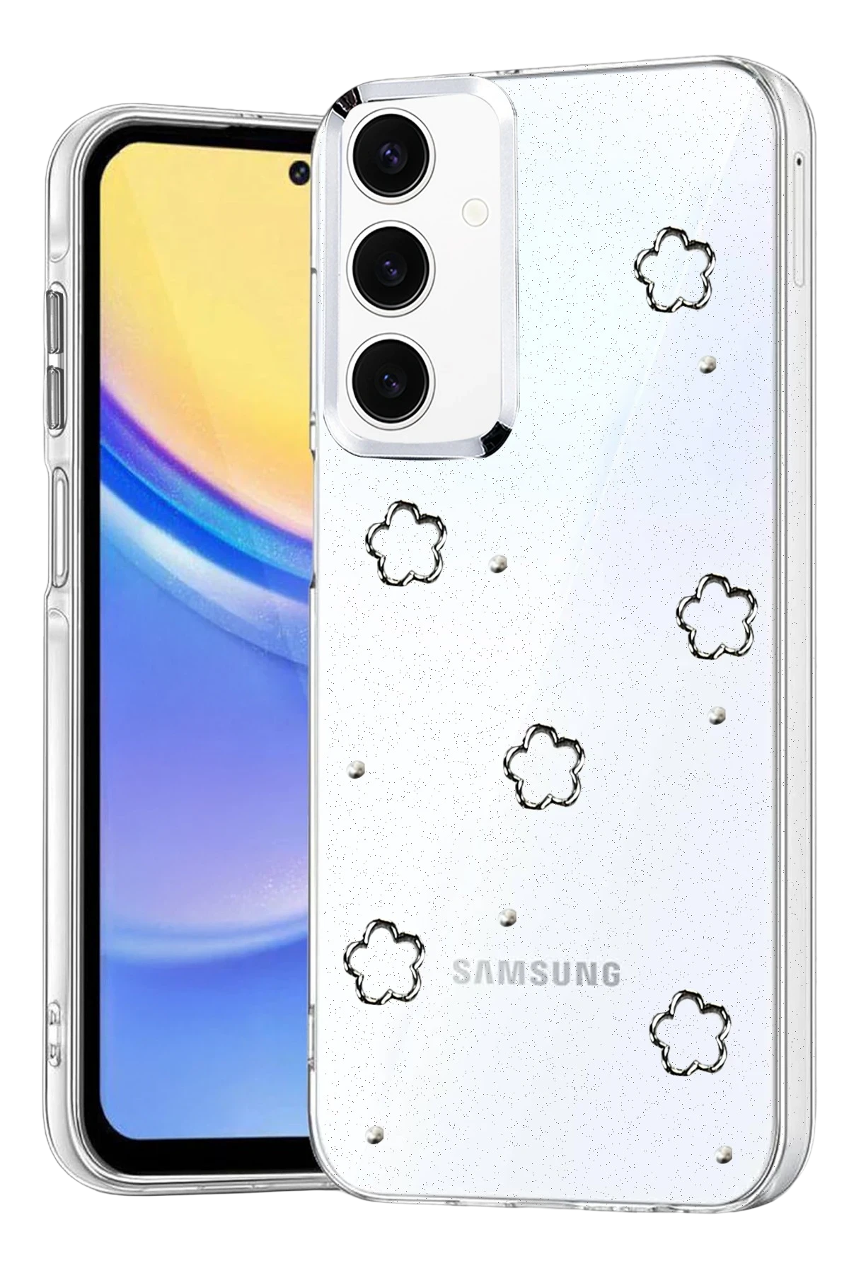 Newface Samsung Galaxy A35 5G Fiyonk Desenli Kapak - Desen 8