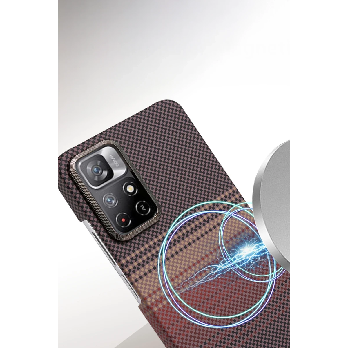 Newface Xiaomi Redmi Note 12 Pro 4G Vega Magsafe Kapak - Gri — görsel 6