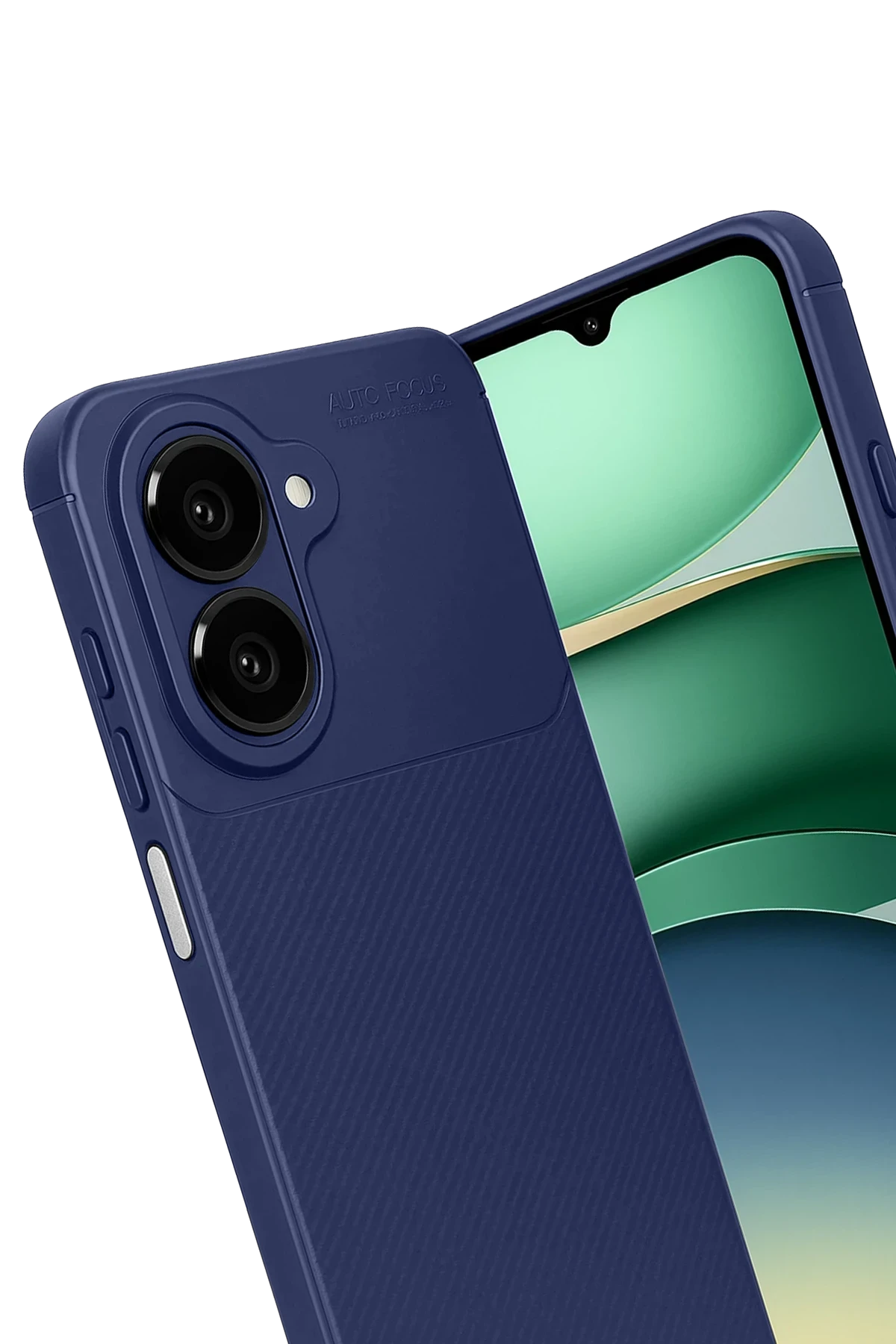 Newface Samsung Galaxy A07 Auto Focus Karbon Kapak - Lacivert