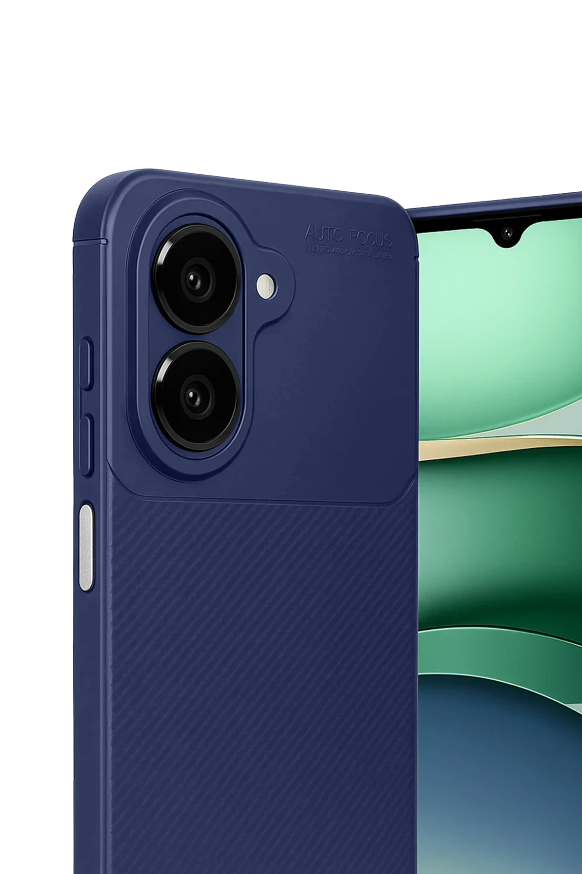 Newface Samsung Galaxy A07 Auto Focus Karbon Kapak - Lacivert