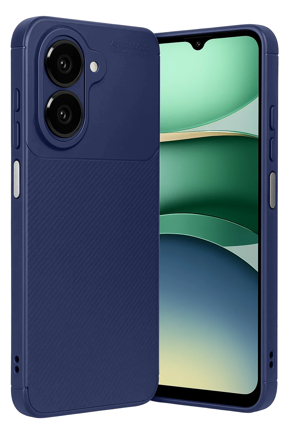 Newface Samsung Galaxy A07 Auto Focus Karbon Kapak - Lacivert