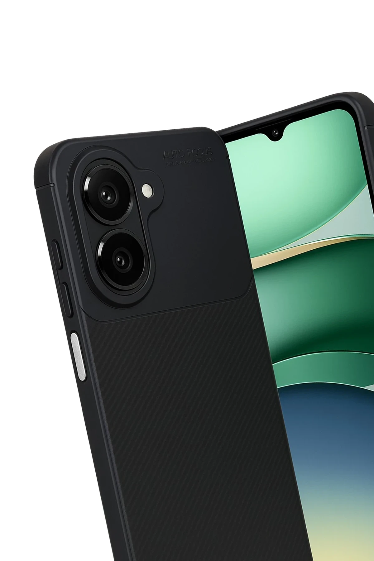 Newface Samsung Galaxy A07 Auto Focus Karbon Kapak - Siyah