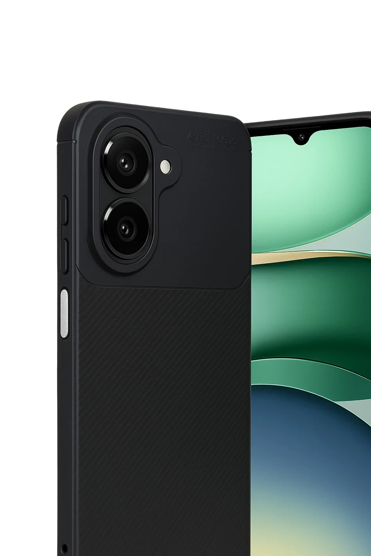 Newface Samsung Galaxy A07 Auto Focus Karbon Kapak - Siyah
