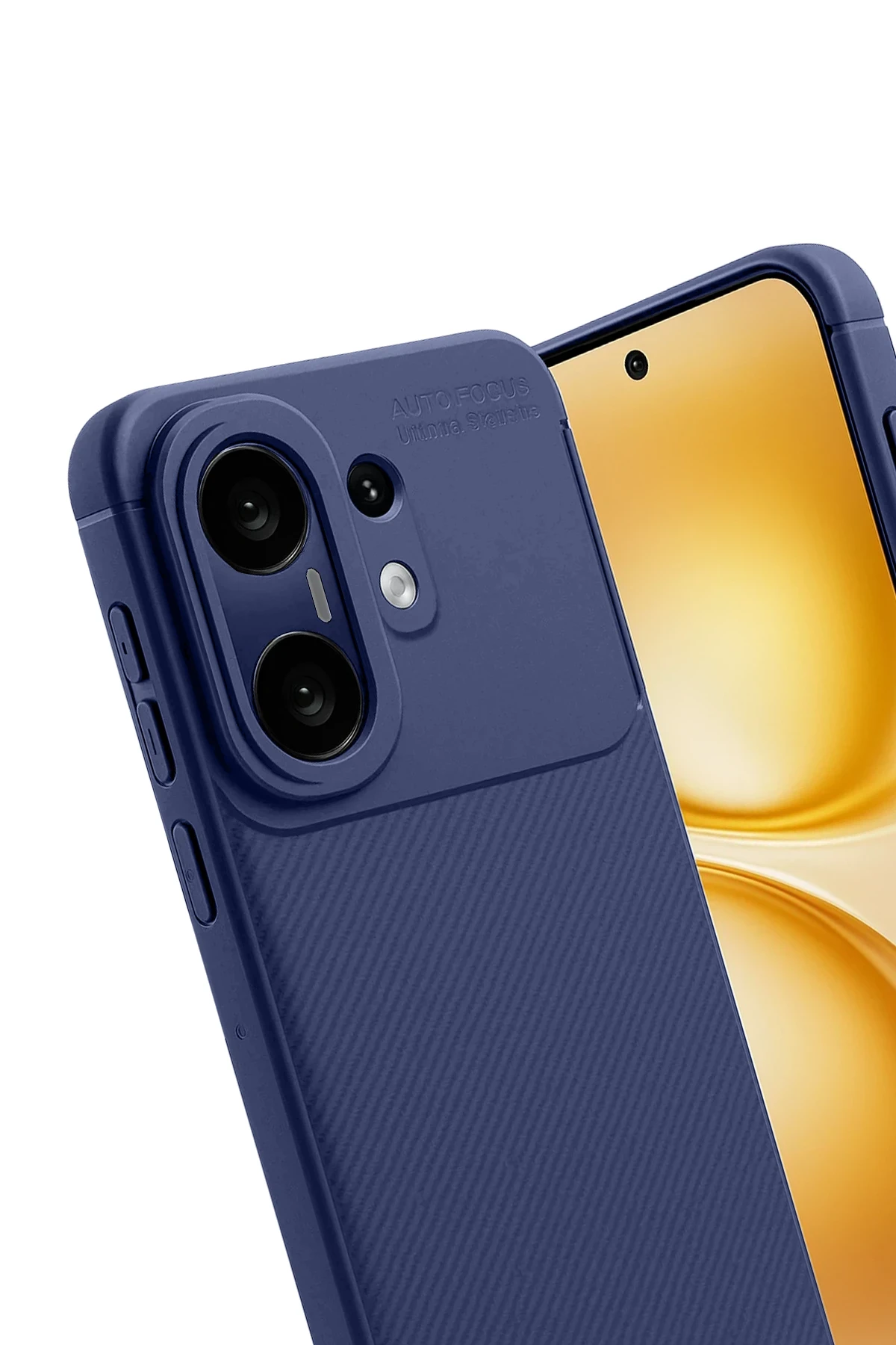 Newface Vivo X200 FE Auto Focus Karbon Kapak - Lacivert