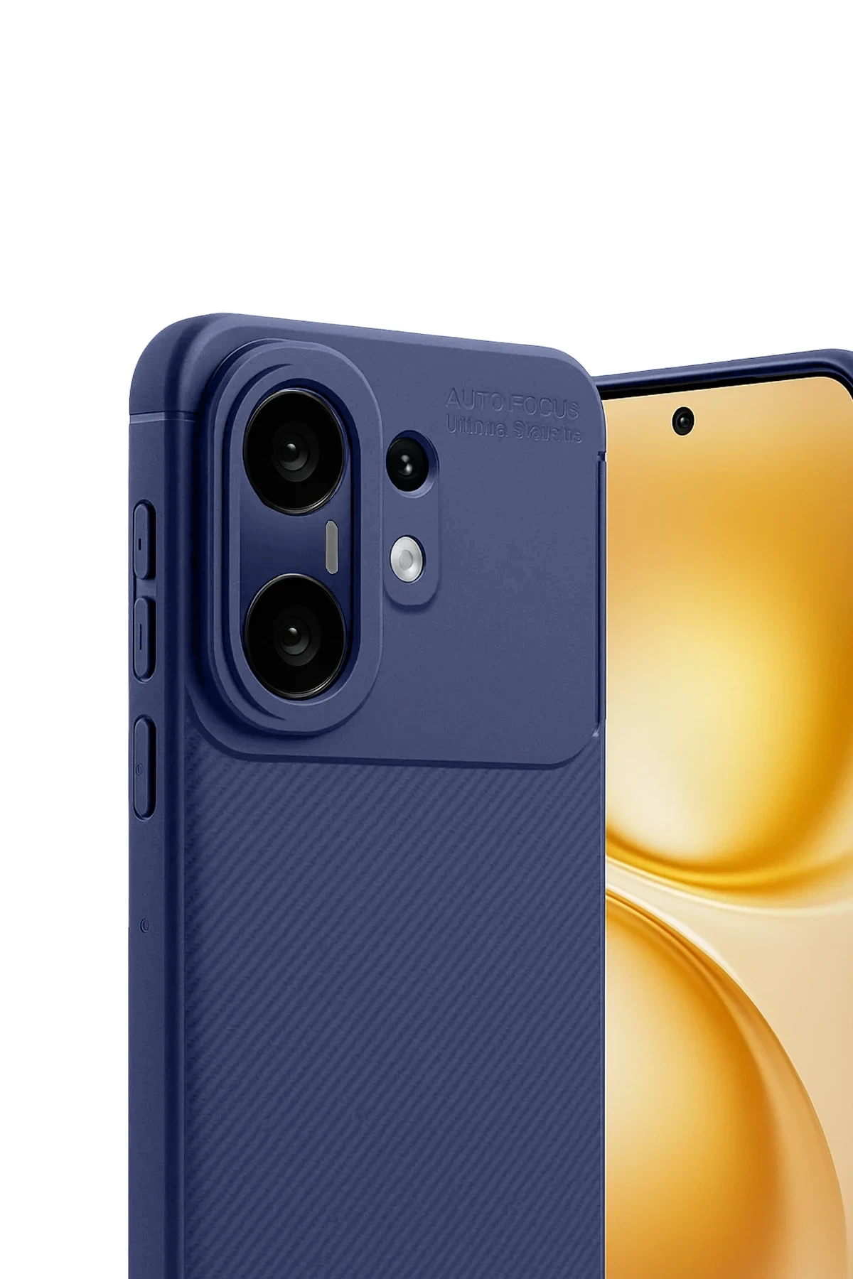 Newface Vivo X200 FE Auto Focus Karbon Kapak - Lacivert
