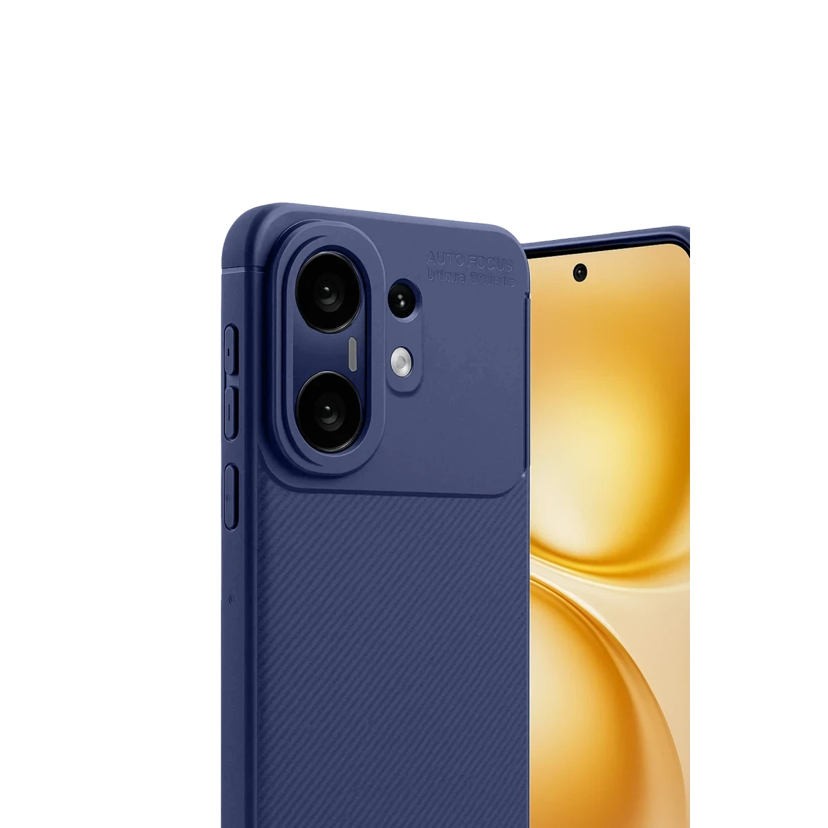 Vivo X200 FE Auto Focus Karbon Kapak - Lacivert