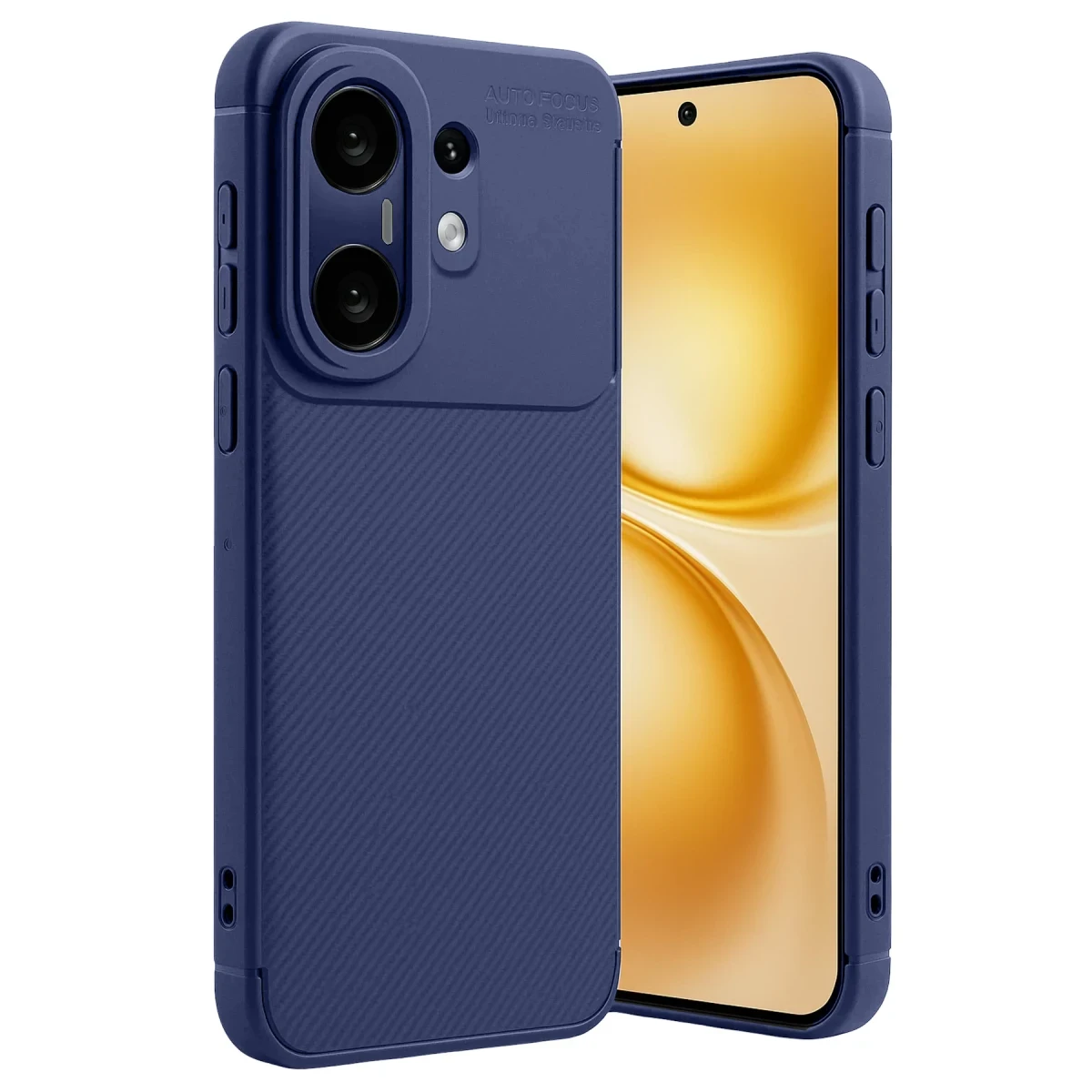 Vivo X200 FE Auto Focus Karbon Kapak - Lacivert
