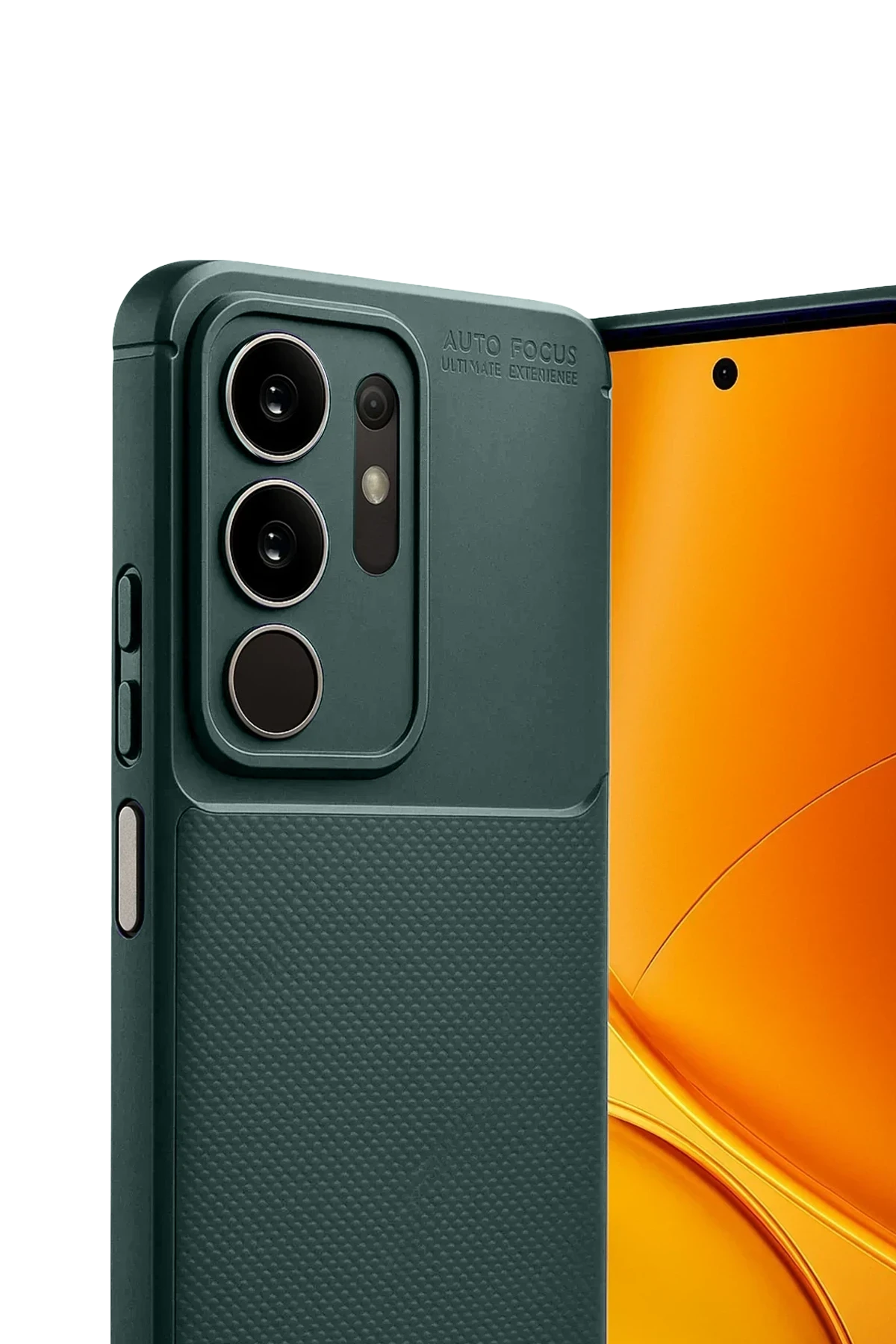 Newface Vivo Y29 4G Auto Focus Karbon Kapak - Koyu Yeşil