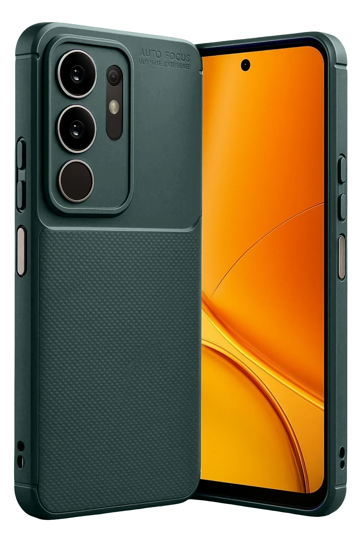 Newface Vivo Y29 4G Auto Focus Karbon Kapak - Koyu Yeşil
