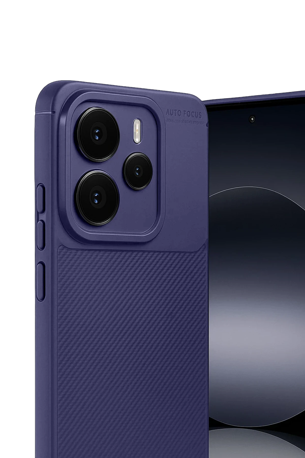 Newface Xiaomi Note 14 5G Auto Focus Karbon Kapak - Lacivert