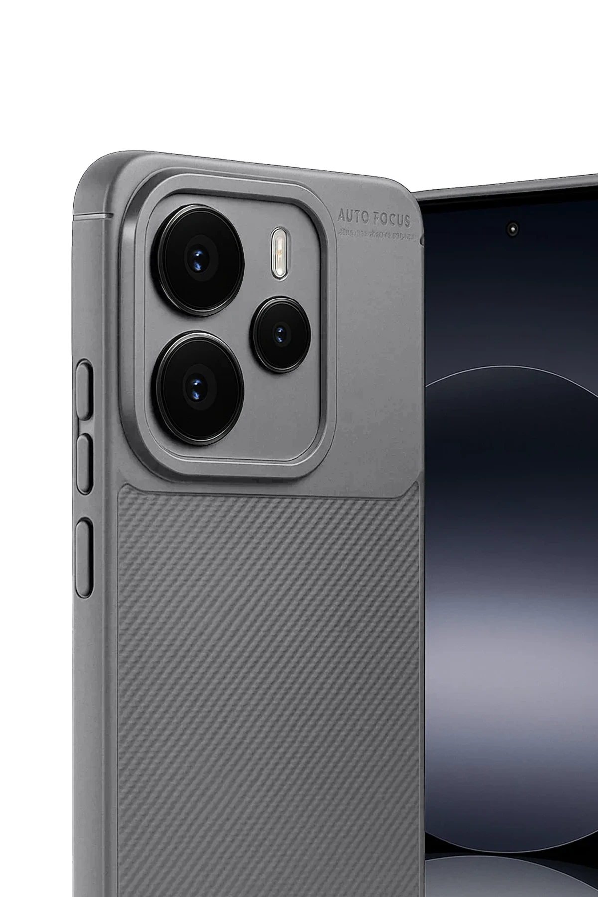 Newface Xiaomi Note 14 5G Auto Focus Karbon Kapak - Gri