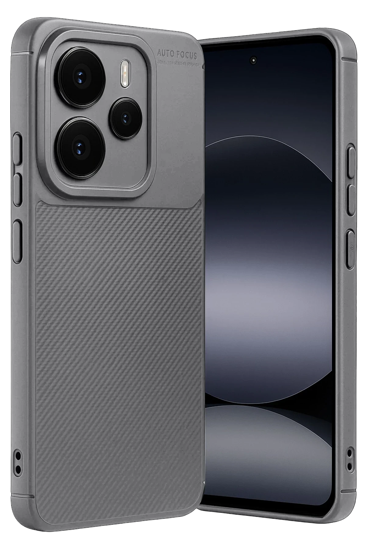 Newface Xiaomi Note 14 5G Auto Focus Karbon Kapak - Gri