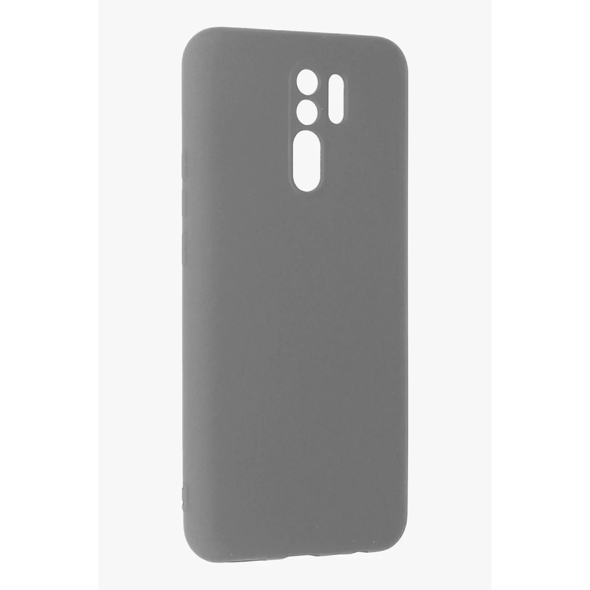 Newface Xiaomi Redmi 9 Kılıf Nano içi Kadife Silikon - Gri