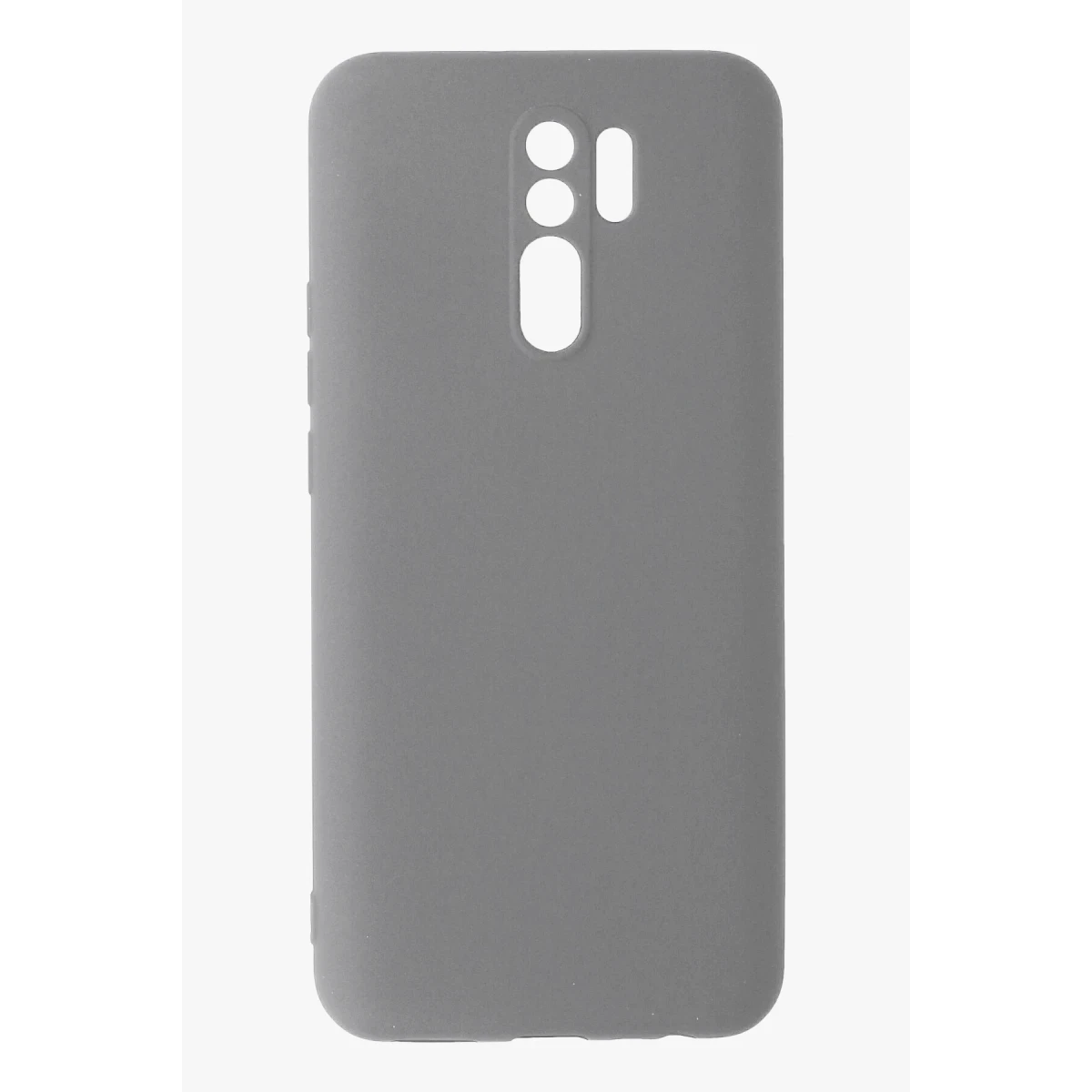 Newface Xiaomi Redmi 9 Kılıf Nano içi Kadife Silikon - Gri