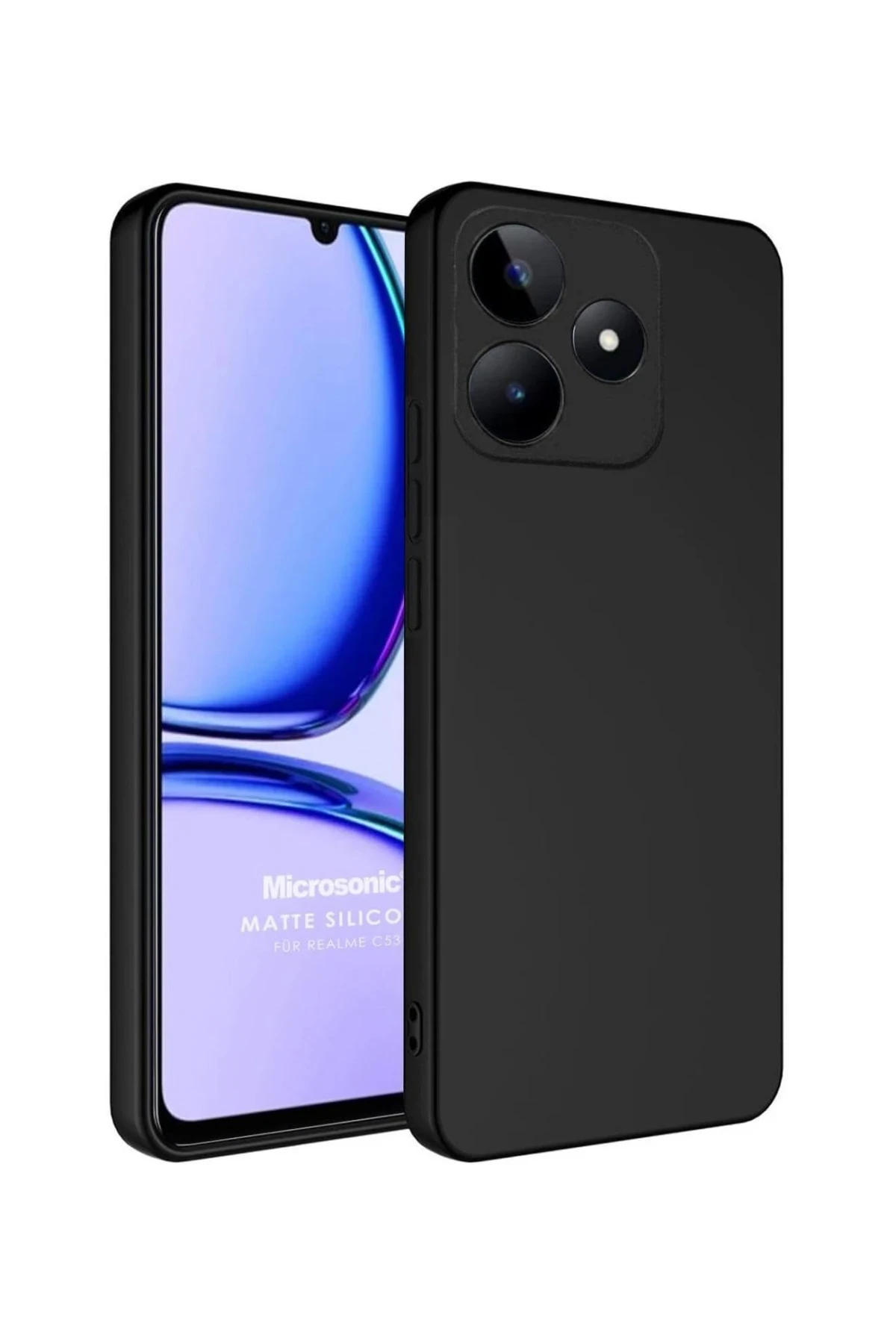 Newface Realme C61 Kılıf First Silikon - Siyah