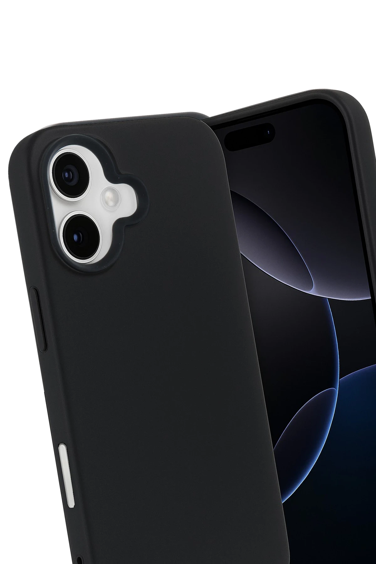 Newface Apple iPhone 17 Nano içi Kadife Silikon - Siyah — görsel 2