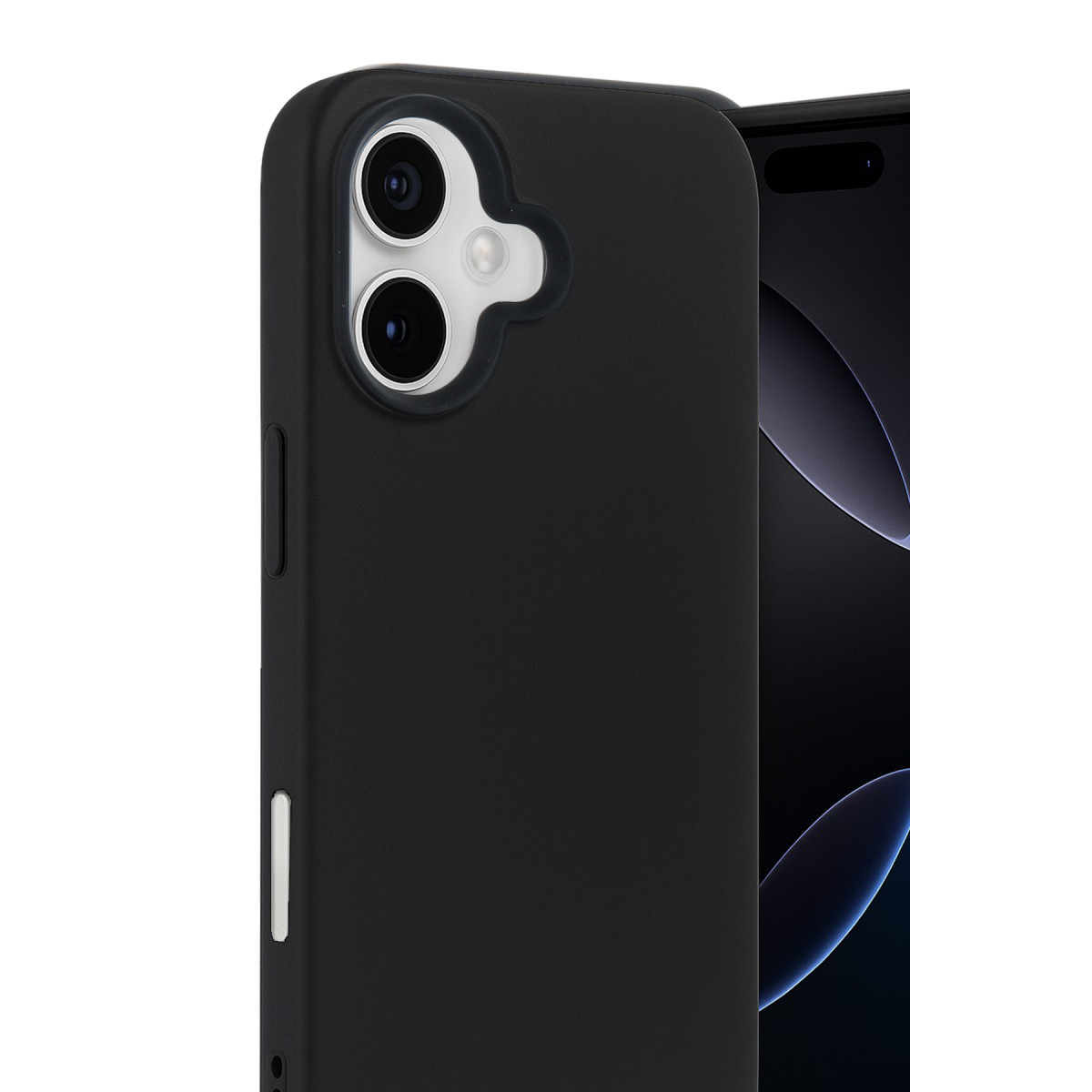 Newface Apple iPhone 17 Nano içi Kadife Silikon - Siyah — görsel 9